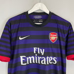 Shop 2012/13 ARSENAL PODOLSKI #9 AWAY SHIRT (M) NIKE, classic football shirts, vintage football shirts & retro soccer jerseys at Cult Kits