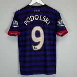 Shop 2012/13 ARSENAL PODOLSKI #9 AWAY SHIRT (M) NIKE, classic football shirts, vintage football shirts & retro soccer jerseys at Cult Kits