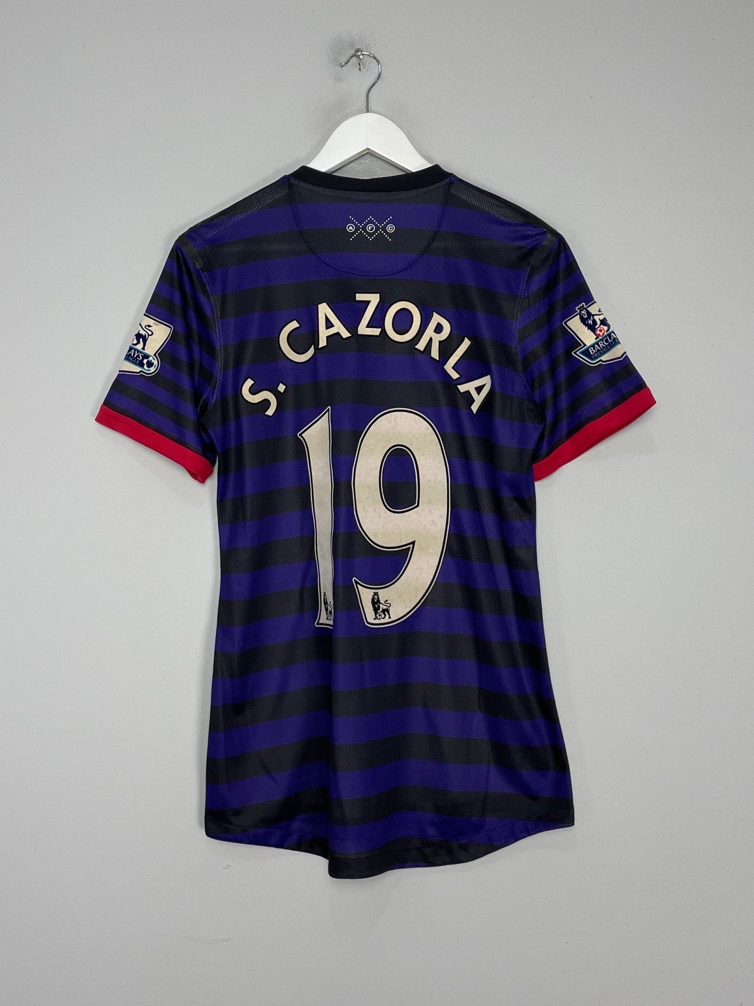 Shop 2012/13 ARSENAL S.CAZORLA #19 AWAY SHIRT (L) NIKE, classic football shirts, vintage football shirts & retro soccer jerseys at Cult Kits