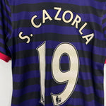 Shop 2012/13 ARSENAL S.CAZORLA #19 AWAY SHIRT (L) NIKE, classic football shirts, vintage football shirts & retro soccer jerseys at Cult Kits