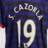 Shop 2012/13 ARSENAL S.CAZORLA #19 AWAY SHIRT (L) NIKE, classic football shirts, vintage football shirts & retro soccer jerseys at Cult Kits