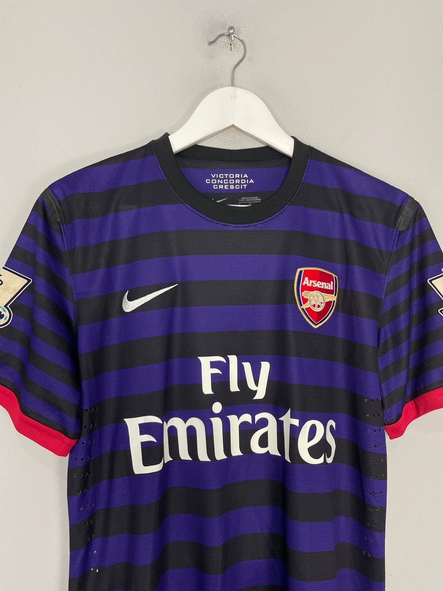 Shop 2012/13 ARSENAL S.CAZORLA #19 AWAY SHIRT (L) NIKE, classic football shirts, vintage football shirts & retro soccer jerseys at Cult Kits