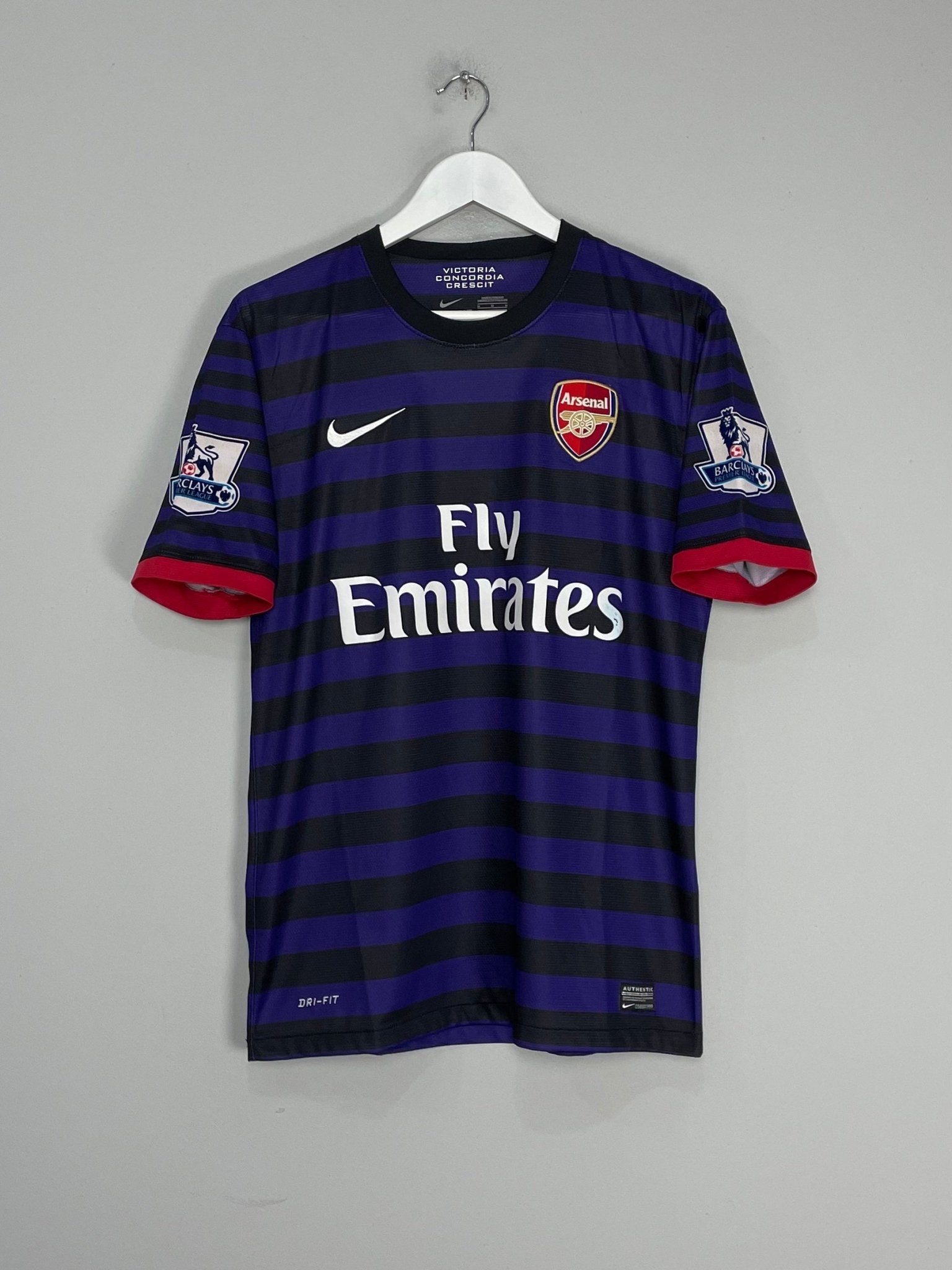 Shop 2012/13 ARSENAL S.CAZORLA #19 AWAY SHIRT (M) NIKE, classic football shirts, vintage football shirts & retro soccer jerseys at Cult Kits