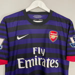 Shop 2012/13 ARSENAL S.CAZORLA #19 AWAY SHIRT (M) NIKE, classic football shirts, vintage football shirts & retro soccer jerseys at Cult Kits