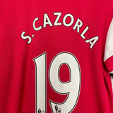 Shop 2012/13 ARSENAL S.CAZORLA #19 HOME SHIRT (M) NIKE, classic football shirts, vintage football shirts & retro soccer jerseys at Cult Kits