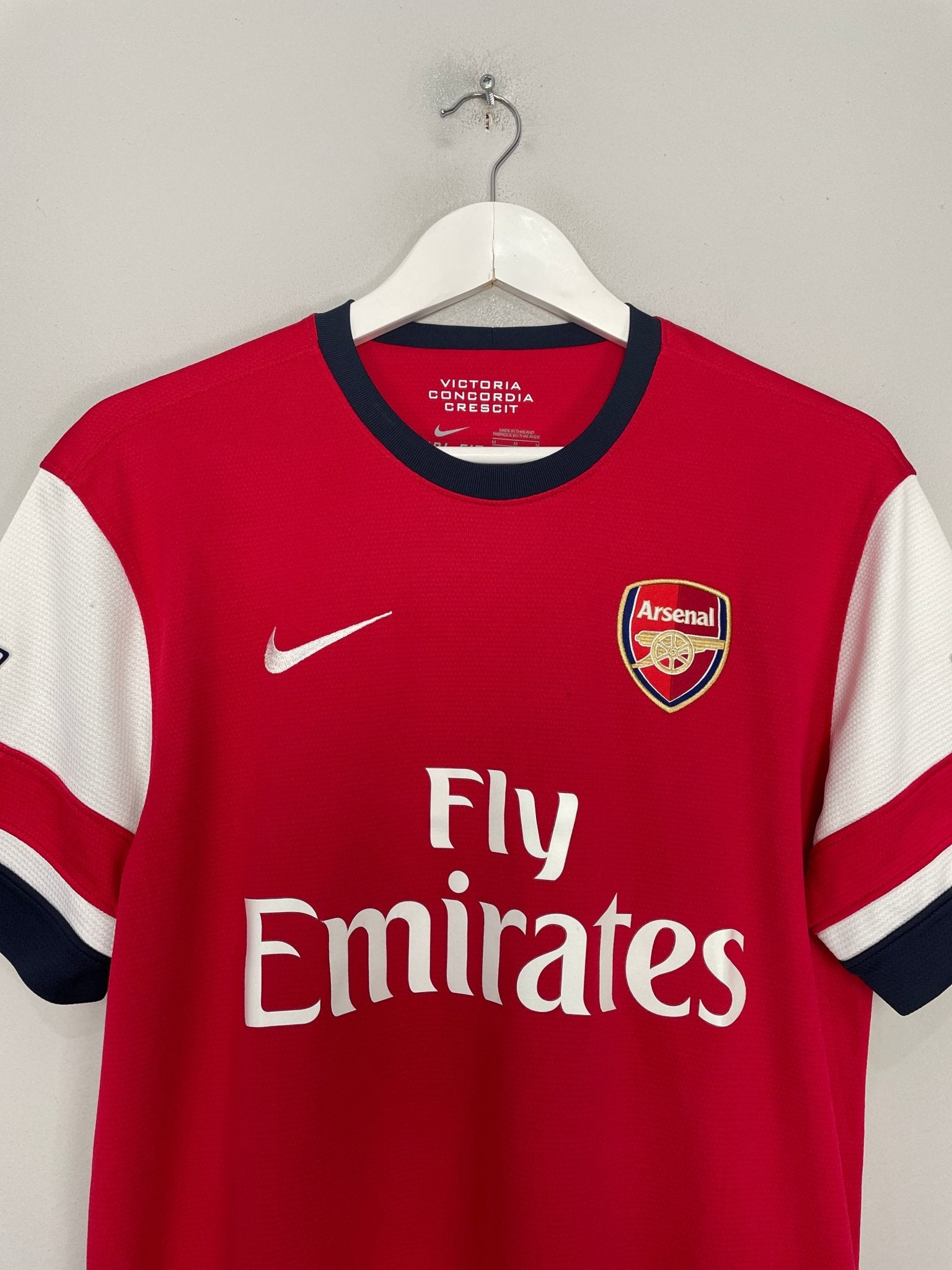 Shop 2012/13 ARSENAL S.CAZORLA #19 HOME SHIRT (M) NIKE, classic football shirts, vintage football shirts & retro soccer jerseys at Cult Kits