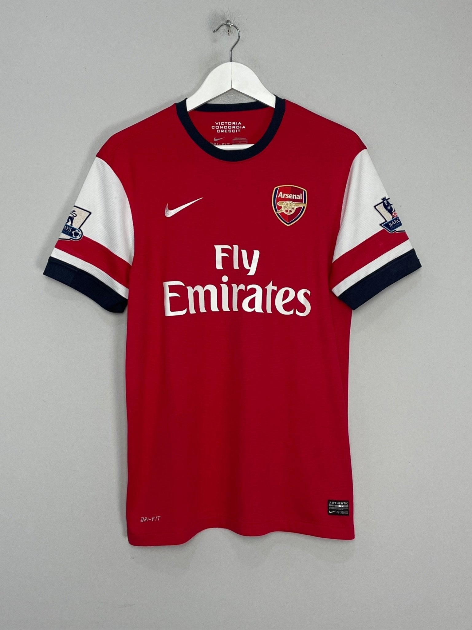 Shop 2012/13 ARSENAL S.CAZORLA #19 HOME SHIRT (M) NIKE, classic football shirts, vintage football shirts & retro soccer jerseys at Cult Kits