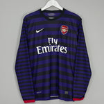 Shop 2012/13 ARSENAL S.CAZORLA #19 L/S AWAY SHIRT (M) NIKE, classic football shirts, vintage football shirts & retro soccer jerseys at Cult Kits