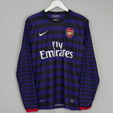 Shop 2012/13 ARSENAL S.CAZORLA #19 L/S AWAY SHIRT (M) NIKE, classic football shirts, vintage football shirts & retro soccer jerseys at Cult Kits