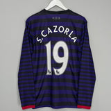 Shop 2012/13 ARSENAL S.CAZORLA #19 L/S AWAY SHIRT (M) NIKE, classic football shirts, vintage football shirts & retro soccer jerseys at Cult Kits