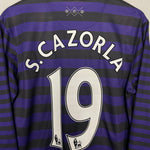 Shop 2012/13 ARSENAL S.CAZORLA #19 L/S AWAY SHIRT (M) NIKE, classic football shirts, vintage football shirts & retro soccer jerseys at Cult Kits
