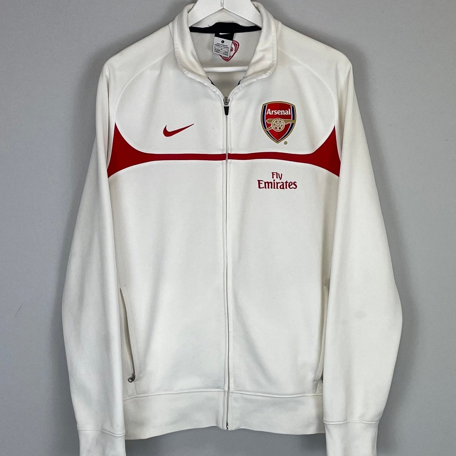 Shop 2012/13 ARSENAL TRACK JACKET (L) NIKE, classic football shirts, vintage football shirts & retro soccer jerseys at Cult Kits