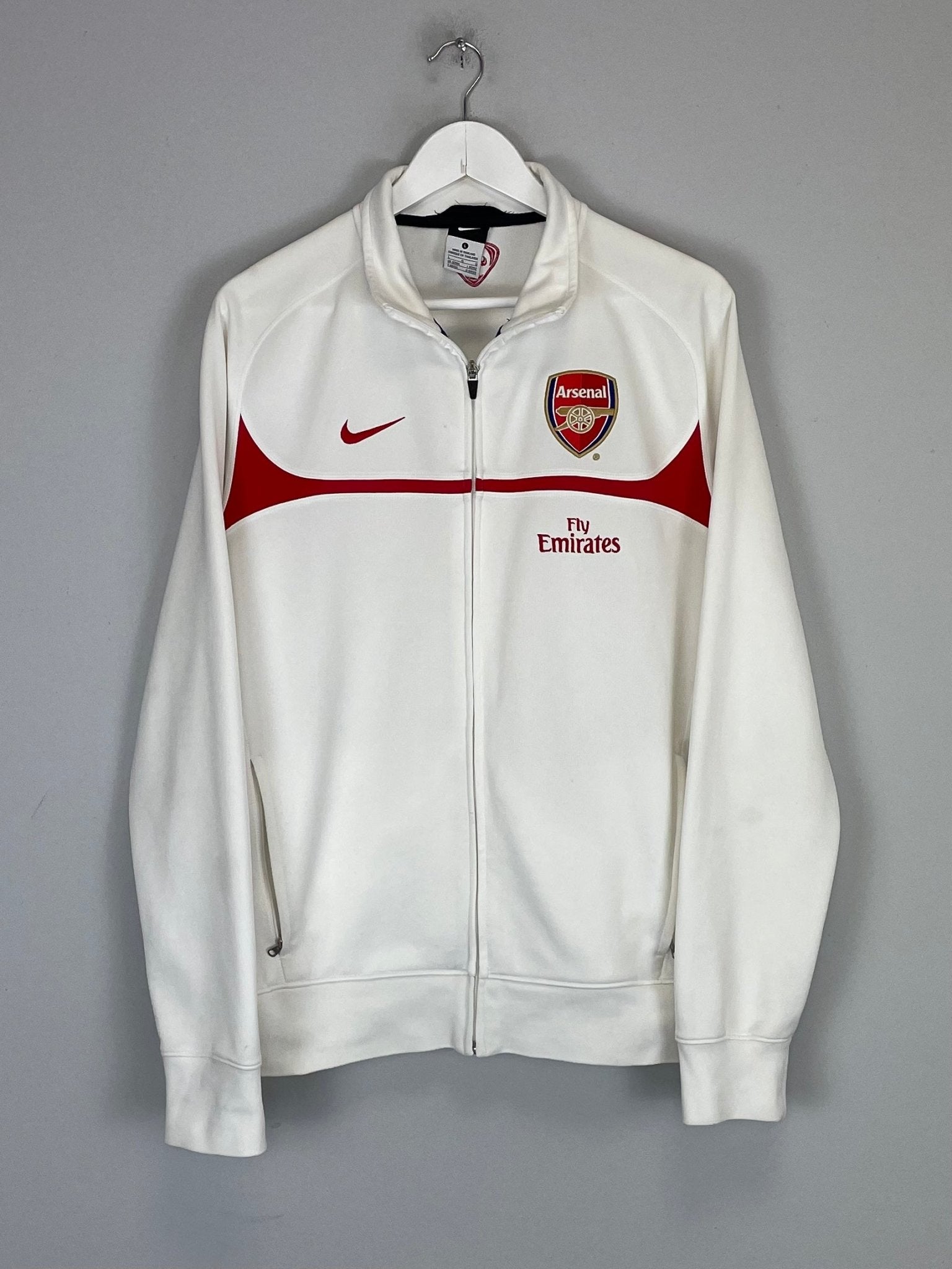 Shop 2012/13 ARSENAL TRACK JACKET (L) NIKE, classic football shirts, vintage football shirts & retro soccer jerseys at Cult Kits
