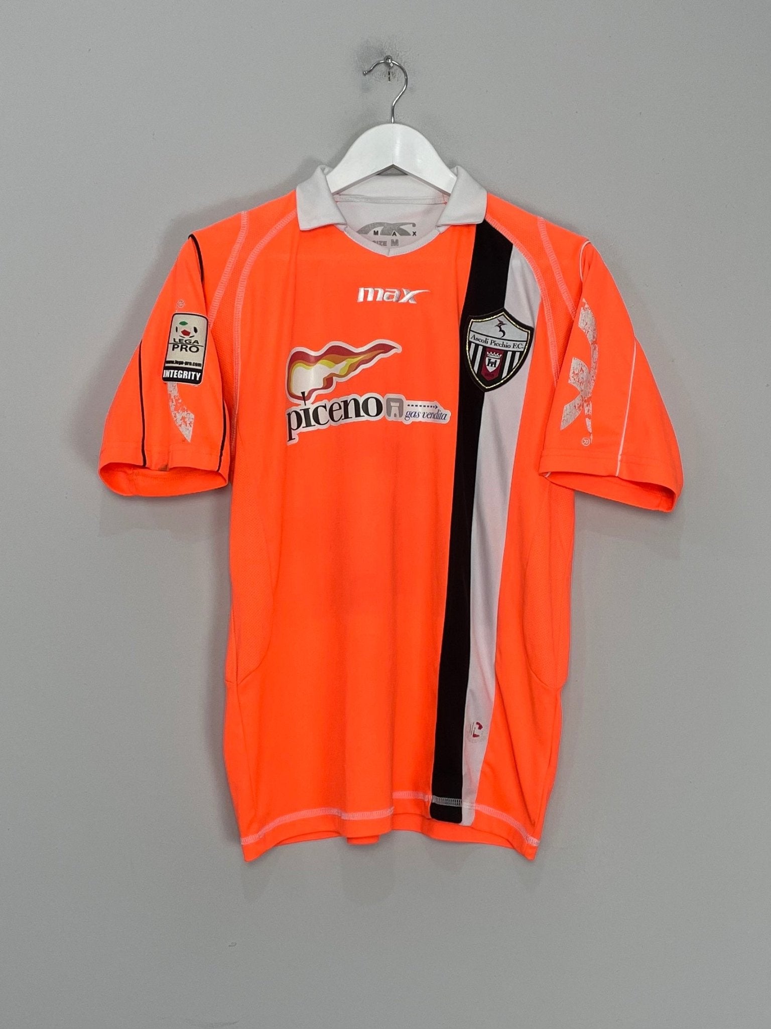 Shop 2012/13 ASCOLI PICCHIO #12 AWAY SHIRT (M) MAX, classic football shirts, vintage football shirts & retro soccer jerseys at Cult Kits