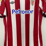 Shop 2012/13 ATHLETIC BILBAO HOME SHIRT (M) UMBRO, classic football shirts, vintage football shirts & retro soccer jerseys at Cult Kits