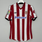 Shop 2012/13 ATHLETIC BILBAO HOME SHIRT (M) UMBRO, classic football shirts, vintage football shirts & retro soccer jerseys at Cult Kits