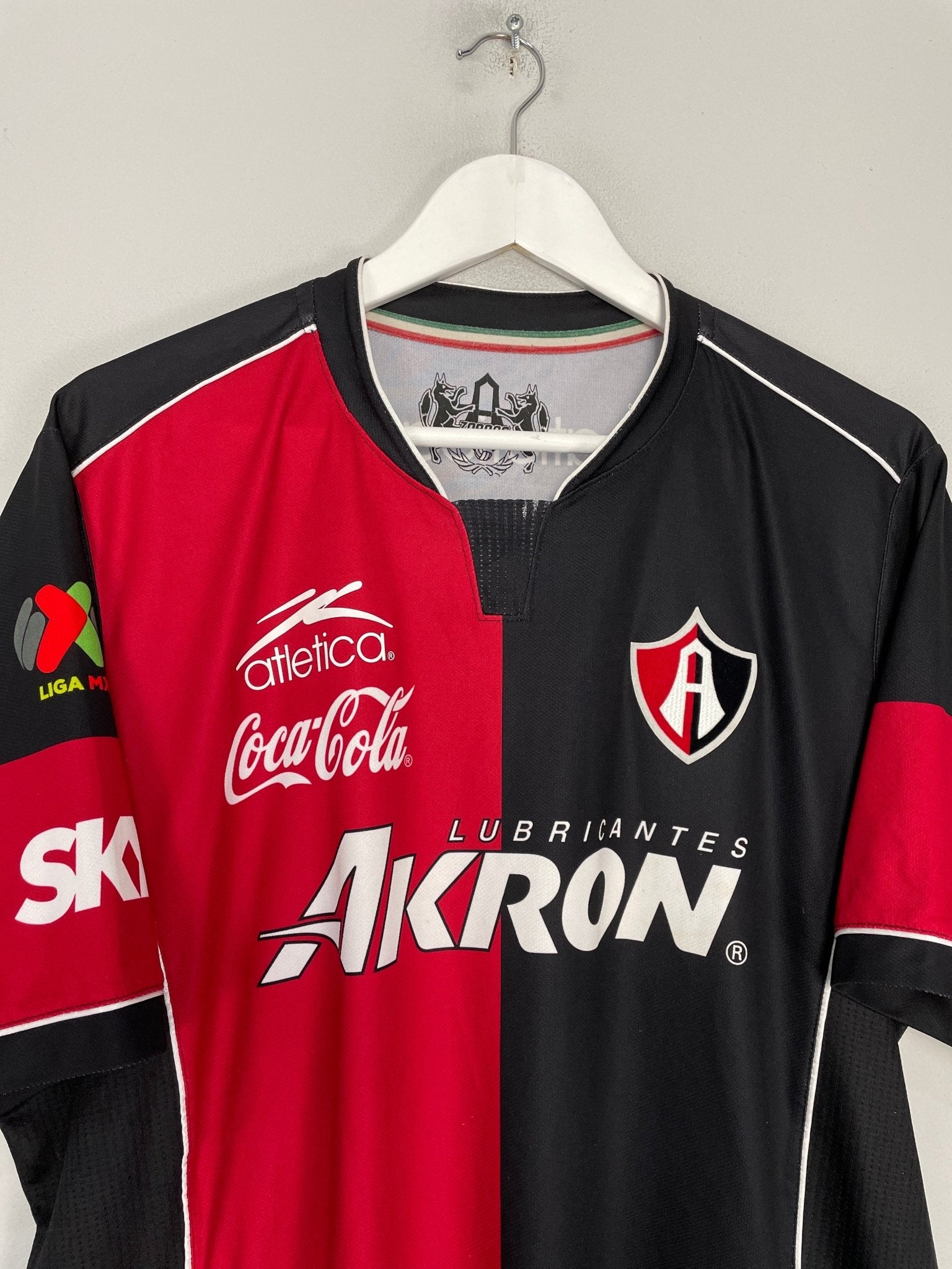 Shop 2012/13 ATLAS O.BRAVO #9 HOME SHIRT (XL) ATLETICA, classic football shirts, vintage football shirts & retro soccer jerseys at Cult Kits