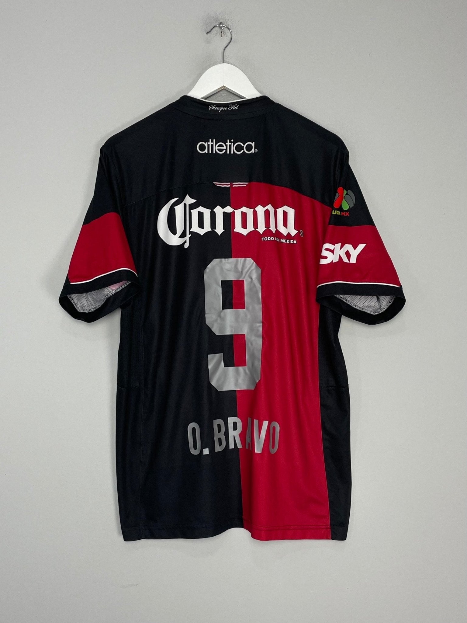 Shop 2012/13 ATLAS O.BRAVO #9 HOME SHIRT (XL) ATLETICA, classic football shirts, vintage football shirts & retro soccer jerseys at Cult Kits