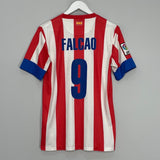 Shop 2012/13 ATLETICO MADRID FALCAO #9 HOME SHIRT (S) NIKE, classic football shirts, vintage football shirts & retro soccer jerseys at Cult Kits