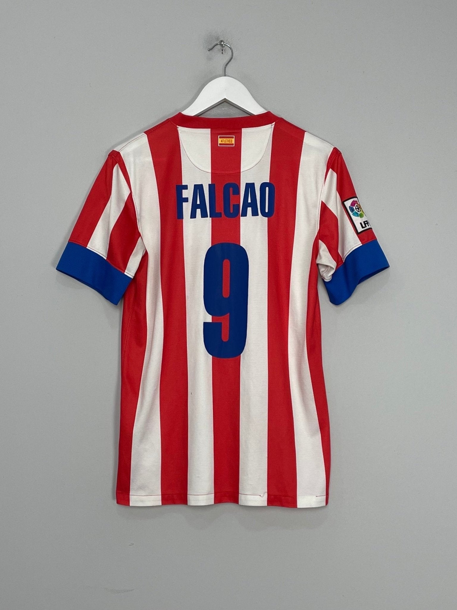 Shop 2012/13 ATLETICO MADRID FALCAO #9 HOME SHIRT (S) NIKE, classic football shirts, vintage football shirts & retro soccer jerseys at Cult Kits