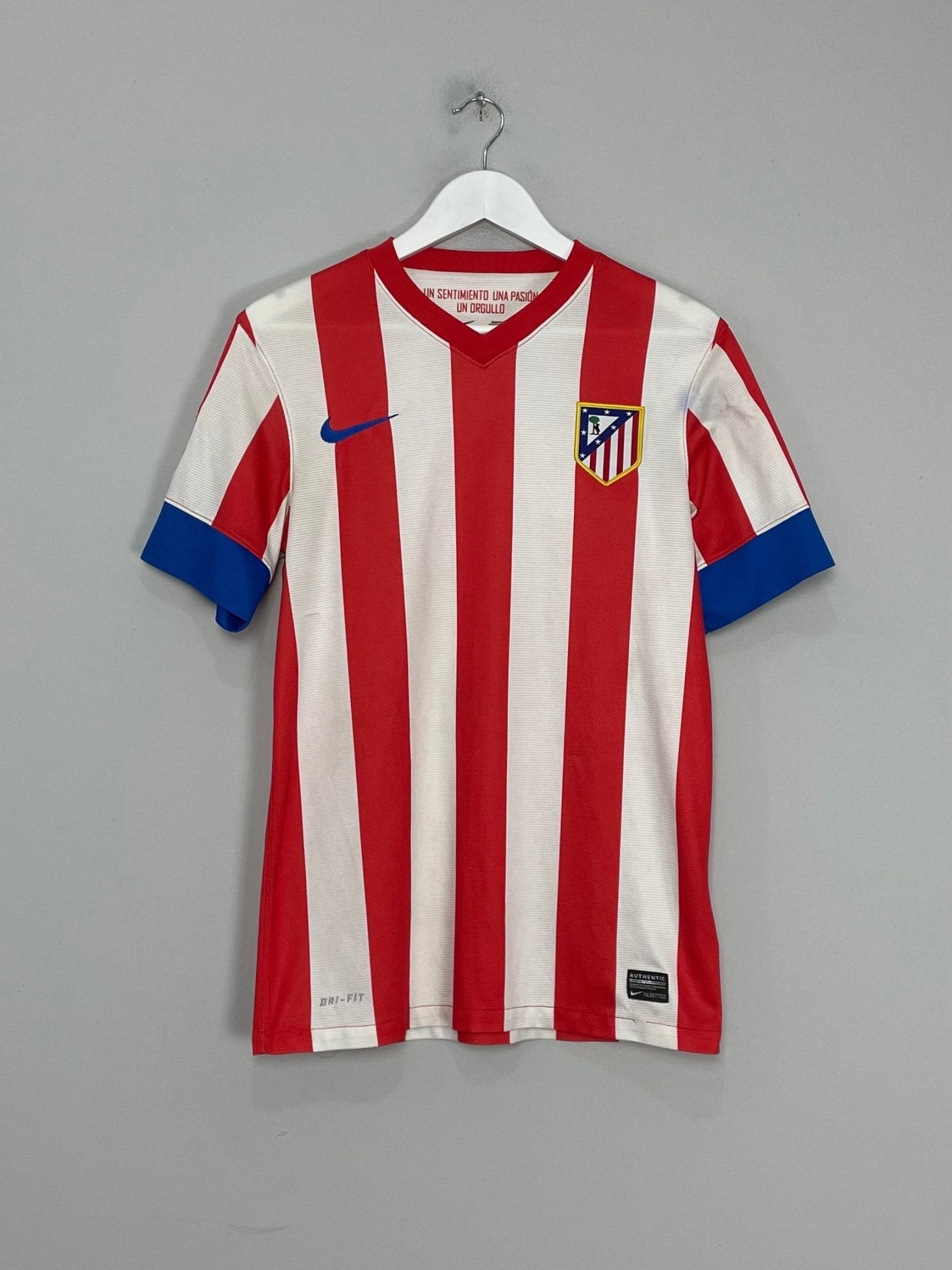 Shop 2012/13 ATLETICO MADRID FALCAO #9 HOME SHIRT (S) NIKE, classic football shirts, vintage football shirts & retro soccer jerseys at Cult Kits