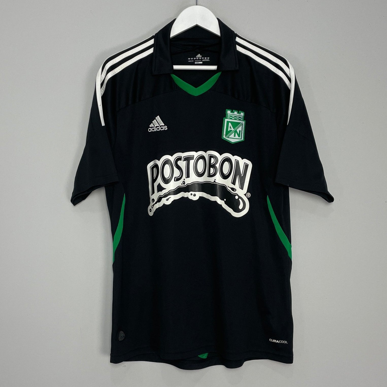 Shop 2012/13 ATLETICO NACIONAL AWAY SHIRT (L) ADIDAS, classic football shirts, vintage football shirts & retro soccer jerseys at Cult Kits