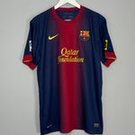 Shop 2012/13 BARCELONA A.INIESTA #8 HOME SHIRT (L) NIKE, classic football shirts, vintage football shirts & retro soccer jerseys at Cult Kits
