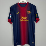Shop 2012/13 BARCELONA A.INIESTA #8 HOME SHIRT (L) NIKE, classic football shirts, vintage football shirts & retro soccer jerseys at Cult Kits
