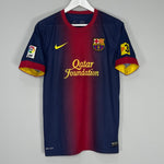 Shop 2012/13 BARCELONA A.INIESTA #8 HOME SHIRT (M) NIKE, classic football shirts, vintage football shirts & retro soccer jerseys at Cult Kits