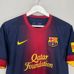 Shop 2012/13 BARCELONA A.INIESTA #8 HOME SHIRT (M) NIKE, classic football shirts, vintage football shirts & retro soccer jerseys at Cult Kits
