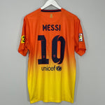 Shop 2012/13 BARCELONA MESSI #10 AWAY SHIRT (L) NIKE, classic football shirts, vintage football shirts & retro soccer jerseys at Cult Kits