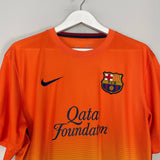 Shop 2012/13 BARCELONA MESSI #10 AWAY SHIRT (L) NIKE, classic football shirts, vintage football shirts & retro soccer jerseys at Cult Kits