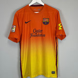 Shop 2012/13 BARCELONA MESSI #10 AWAY SHIRT (L) NIKE, classic football shirts, vintage football shirts & retro soccer jerseys at Cult Kits