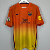 Shop 2012/13 BARCELONA MESSI #10 AWAY SHIRT (L) NIKE, classic football shirts, vintage football shirts & retro soccer jerseys at Cult Kits