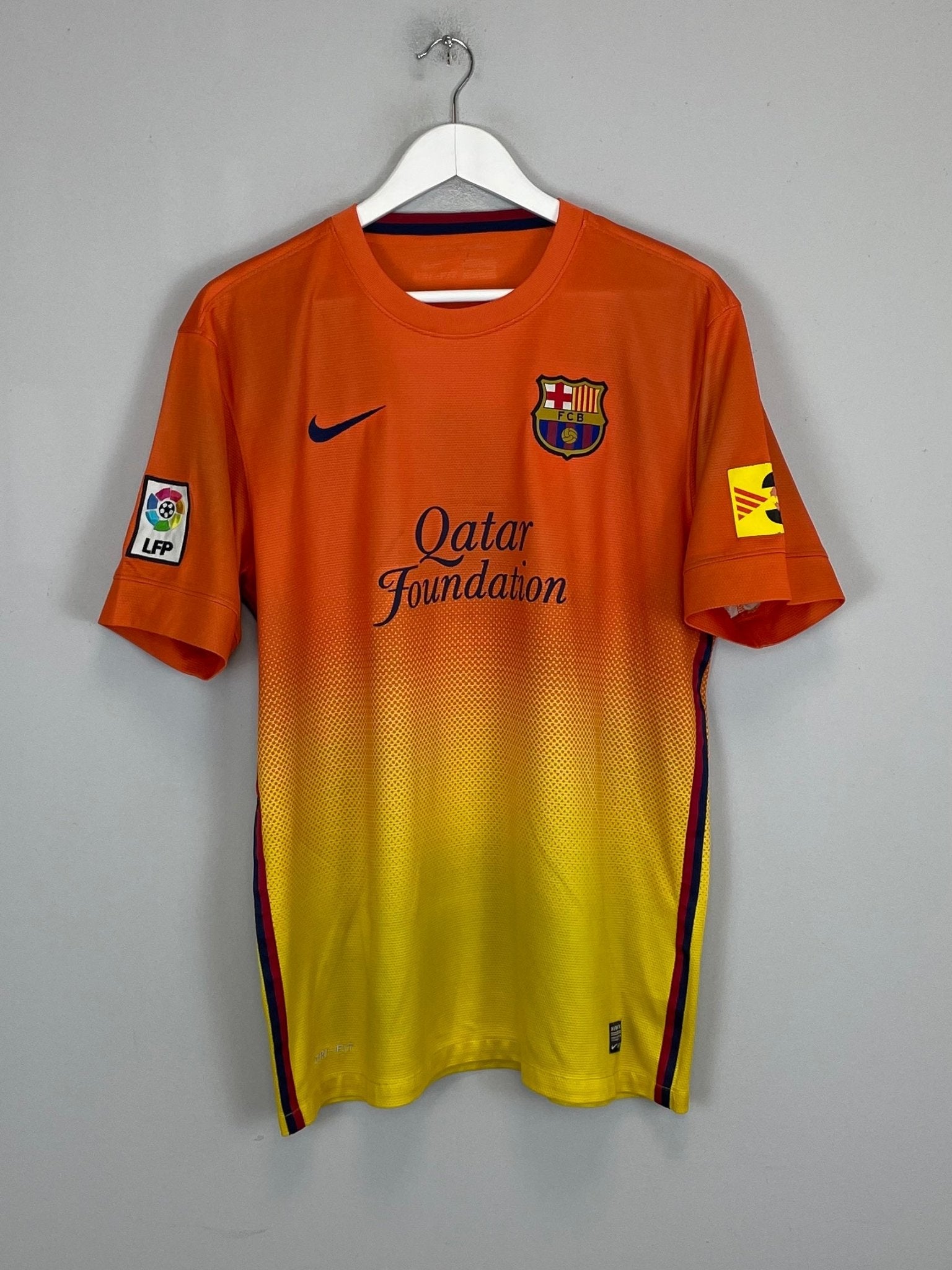 Shop 2012/13 BARCELONA MESSI #10 AWAY SHIRT (L) NIKE, classic football shirts, vintage football shirts & retro soccer jerseys at Cult Kits