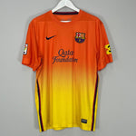 Shop 2012/13 BARCELONA MESSI #10 AWAY SHIRT (L) NIKE, classic football shirts, vintage football shirts & retro soccer jerseys at Cult Kits