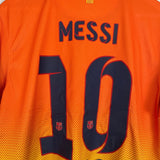 Shop 2012/13 BARCELONA MESSI #10 AWAY SHIRT (L) NIKE, classic football shirts, vintage football shirts & retro soccer jerseys at Cult Kits