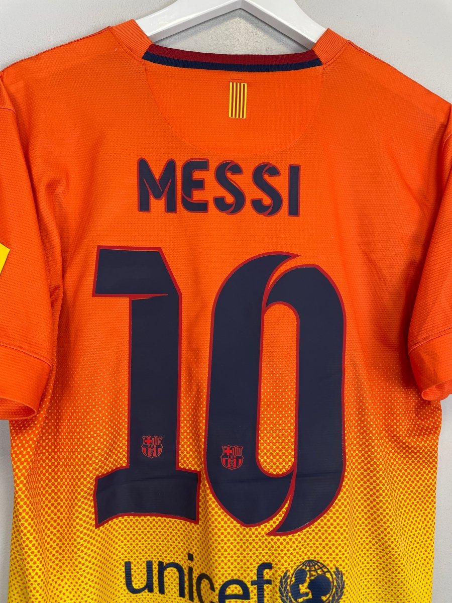 2012/13 BARCELONA MESSI 10 AWAY SHIRT (M) NIKE - Cult Kits - Medium - Buy Vintage Football Shirts, Authentic Retro Football Shirts For Sale, Classic Football Shirts & Soccer Jersey