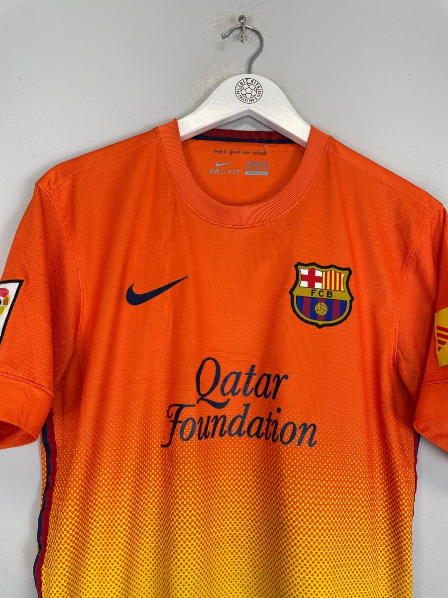 2012/13 BARCELONA MESSI 10 AWAY SHIRT (M) NIKE - Cult Kits - Medium - Buy Vintage Football Shirts, Authentic Retro Football Shirts For Sale, Classic Football Shirts & Soccer Jersey