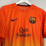 Shop 2012/13 BARCELONA MESSI #10 AWAY SHIRT (M) NIKE, classic football shirts, vintage football shirts & retro soccer jerseys at Cult Kits