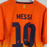 Shop 2012/13 BARCELONA MESSI #10 AWAY SHIRT (XL) NIKE, classic football shirts, vintage football shirts & retro soccer jerseys at Cult Kits