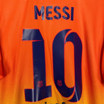 Shop 2012/13 BARCELONA MESSI #10 AWAY SHIRT (XL) NIKE, classic football shirts, vintage football shirts & retro soccer jerseys at Cult Kits