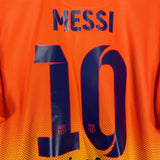 Shop 2012/13 BARCELONA MESSI #10 AWAY SHIRT (XL) NIKE, classic football shirts, vintage football shirts & retro soccer jerseys at Cult Kits