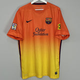Shop 2012/13 BARCELONA MESSI #10 AWAY SHIRT (XL) NIKE, classic football shirts, vintage football shirts & retro soccer jerseys at Cult Kits