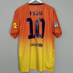Shop 2012/13 BARCELONA MESSI #10 AWAY SHIRT (XL) NIKE, classic football shirts, vintage football shirts & retro soccer jerseys at Cult Kits
