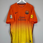 Shop 2012/13 BARCELONA MESSI #10 AWAY SHIRT (XL) NIKE, classic football shirts, vintage football shirts & retro soccer jerseys at Cult Kits
