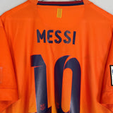 Shop 2012/13 BARCELONA MESSI #10 AWAY SHIRT (XL) NIKE, classic football shirts, vintage football shirts & retro soccer jerseys at Cult Kits