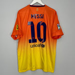 Shop 2012/13 BARCELONA MESSI #10 AWAY SHIRT (XL) NIKE, classic football shirts, vintage football shirts & retro soccer jerseys at Cult Kits
