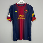 Shop 2012/13 BARCELONA MESSI #10 HOME SHIRT (L) NIKE, classic football shirts, vintage football shirts & retro soccer jerseys at Cult Kits