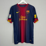 Shop 2012/13 BARCELONA MESSI #10 HOME SHIRT (L) NIKE, classic football shirts, vintage football shirts & retro soccer jerseys at Cult Kits